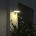 V-Tac 15W Solar vegglampe LED - Hvit, sensor, IP65