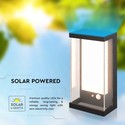 V-Tac 1W Solar vegglampe LED - Svart sensor, IP54