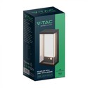 V-Tac 1W Solar vegglampe LED - Svart sensor, IP54