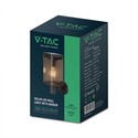 V-Tac 2.5W Solar vegglampe LED - Svart, sensor, IP54