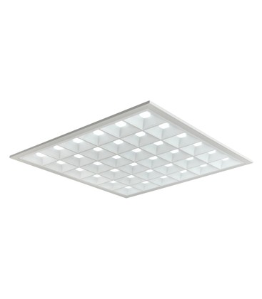 LEDlife 60x60 LED-panel, Rutenett - 36W, UGR16, RA90, Philips-driver, flimmerfri, 110lm/w, hvit kant