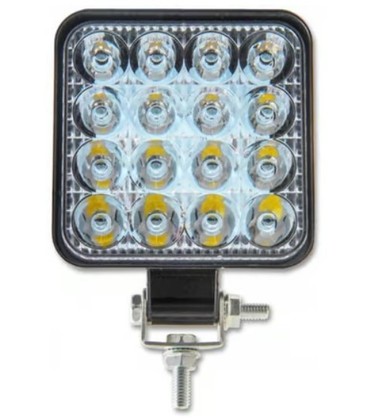 48W LED arbeidslys - Bil, lastebil, traktor, trailer, utrykningskjøretøyer, kald hvit, 12V / 24V