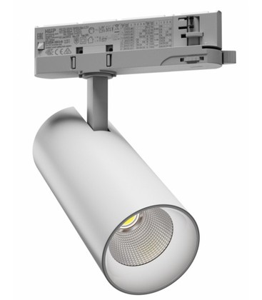 Spectrum hvit 27W skinnespot - To spredningsgrader, RA90, 3-faset