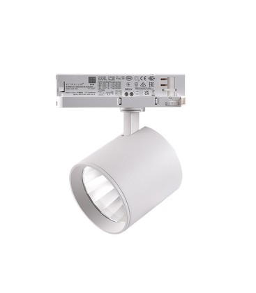 LEDlife 30W hvit skinnespot - 175 lm/W, RA 90, 3-faset