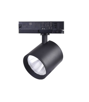 LEDlife 30W svart skinnespot - 175 lm/W, RA 90, 3-faset