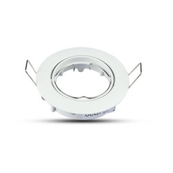 Innendørs downlights Downlight kit uten lyskilde - Høyde: Ø7,4 cm, Mål: Ø8,2 cm, Hvit, vælg MR16 eller GU10 fatning