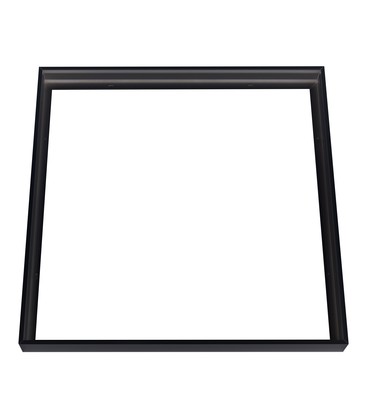 Ramme til 60x60 LED panel, sort - Samlesett, svart kant