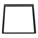 Ramme til 60x60 LED panel, sort - Samlesett, svart kant