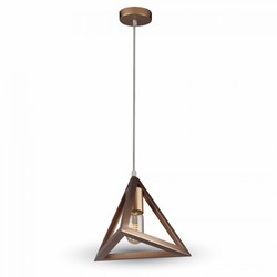 LED pendel V-Tac geometrisk pendellampe - Gull farge, triangle, E27