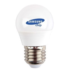 E27 LED V-Tac 4,5W LED kronepære - Samsung LED chip, G45, E27