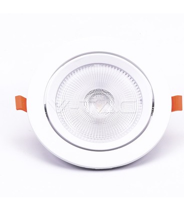 V-Tac 20W LED spotlight - Hull: Ø14,5 cm, Mål: Ø17 cm, 3 cm høy, Samsung LED chip, 230V