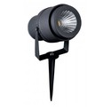 V-Tac 12W LED hage lampe - Svart, med spyd, IP65, 230V