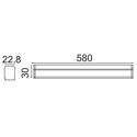 V-Tac 7W kompakt armatur - Samsung LED chips, 60 cm