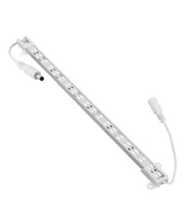 1 meter vanntett aluprofil - 24V, 15W LED, IP65, med plugg