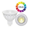 LEDlife LUX3 LED spotpære - 3W, dimbar, RA 97, 12V, MR16 / GU5.3