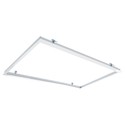 Innbyggingsramme for 120x60 LED panel - Passende for trebetong og gips, hvit kant