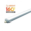 V-Tac vanntett 24W komplett LED armatur - 120 cm, 160 lm/W, gjennomgangskobling, IP65, 230V