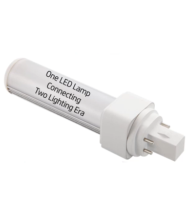 LEDlife G24Q-SMART6 6W LED pære - HF Ballast kompatibel, DALI dimbar, 180°, Erstat 13W