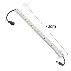 24V trappbelysning Trapp alu-profil med LED - 70 cm, 4W, 24V, IP65, med plugg