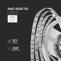 V-Tac 4,8W/m LED strip - 5m, IP20, 30 LED per meter