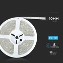 V-Tac 4,8W/m sprutsikker LED strip - 5m, IP65, 30 LED per meter