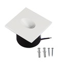 3W trappbelysning - Ytre: 8x8 cm, hull: 6,2x6,2 cm