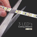 V-Tac 8W/m LED strip 8mm bred - 5m, 120 LED per meter