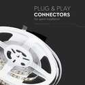 V-Tac 7,2W/m LED strip 8mm bred - 5m, 120 LED per meter