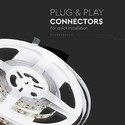 V-Tac 8W/m LED strip 8mm bred - 5m, 120 LED per meter