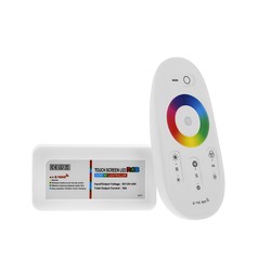 RGB LED strip tilbehør 12V/24V RGB controller med fjernkontroll - RF trådløs, 12V (216W), 24V (432W)