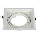 V-Tac downlight - Hvit, 17,5 x 17,5 cm, G53 AR111