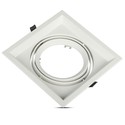 V-Tac downlight - Hvit, 17,5 x 17,5 cm, G53 AR111