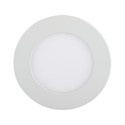 V-Tac 3W LED panel downlight - Hull: Ø7,3 cm, Mål: Ø8,4 cm, 230V