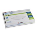 V-Tac 3W LED panel downlight - Hull: Ø7,3 cm, Mål: Ø8,4 cm, 230V