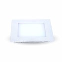 V-Tac 15W LED panel downlight - Hull: 14 x 14 cm, Mål: 16 x 16 cm, uten driver