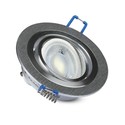 Downlight kit uten lyskilde - Hull: Ø7,5 cm, Mål: Ø9,1 cm, børstet aluminium, velg MR16 eller GU10 fatning