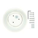 Outlet: V-Tac 6W LED hvit vegglampe - Rund, indirekte, IP65 utendørs, 230V, inkl. lyskilde