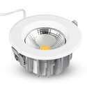 Outlet: V-Tac 20W LED downlight - Hull: Ø16,7 cm, Mål: Ø18 cm, 230V