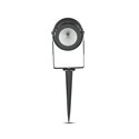 V-Tac 12W LED hage lampe - Svart, med spyd, IP65, 230V