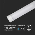 V-Tac 40W slim LED armatur - Samsung LED chip, 120 cm, 230V