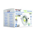 V-Tac 30W LED downlight - Hull: Ø20,7 cm, Mål: Ø22 cm, 230V