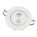 Downlight kit uten lyskilde - Hull: Ø7,5 cm, Mål: Ø9,1 cm, matt hvit, velg MR16 eller GU10 fatning