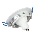 Downlight kit uten lyskilde - Hull: Ø7,5 cm, Mål: Ø9,1 cm, matt hvit, velg MR16 eller GU10 fatning