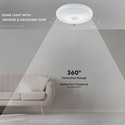 V-Tac 12W LED sensorlampe - Samsung LED chip, PIR sensor, IP20 innendørs, 230V, inkl. lyskilde