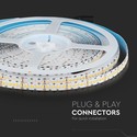 V-Tac 18W/m LED strip RA95 - Samsung LED chips, 10m, 24V, IP20, 240 LED per meter