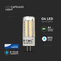 V-Tac 3,2W LED pære - Samsung LED chip, 12V, G4