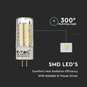 V-Tac 3,2W LED pære - Samsung LED chip, 12V, G4